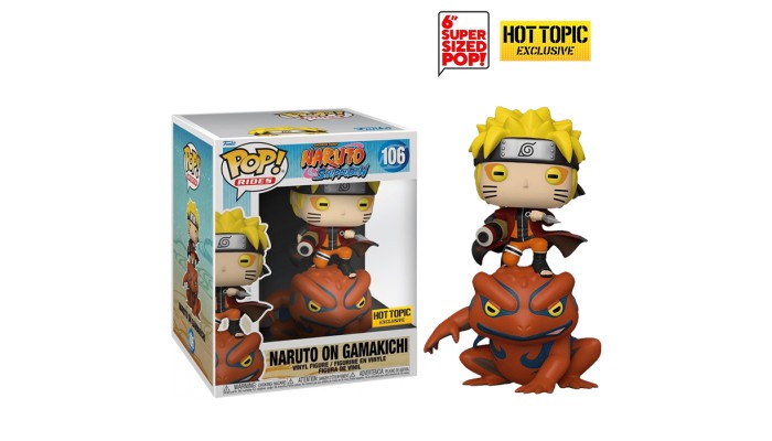 Funko Pop Naruto Naruto On Gamakichi 106 6 Inch HT 
